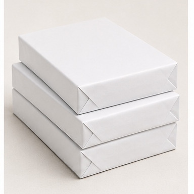 High-brightness copier paper reams
